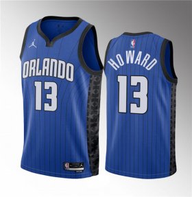 Wholesale Cheap Men\'s Orlando Magic #13 Jett Howard Blue 2023 Draft Statement Edition Stitched Basketball Jersey