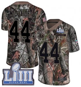 Wholesale Cheap Nike Rams #44 Jacob McQuaide Camo Super Bowl LIII Bound Men\'s Stitched NFL Limited Rush Realtree Jersey