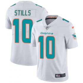Wholesale Cheap Nike Dolphins #10 Kenny Stills White Men\'s Stitched NFL Vapor Untouchable Limited Jersey