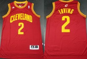 Wholesale Cheap Cleveland Cavaliers #2 Kyrie Irving Revolution 30 Swingman Red Jersey