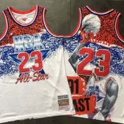 Wholesale Cheap Bulls 23 Michael Jordan White All-Star 1991 Hardwood Classics Jersey