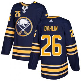 Wholesale Cheap Adidas Sabres #26 Rasmus Dahlin Navy Blue Home Authentic Stitched NHL Jersey
