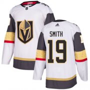 Wholesale Cheap Adidas Golden Knights #19 Reilly Smith White Road Authentic Stitched Youth NHL Jersey