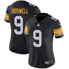 Wholesale Cheap Nike Steelers #9 Chris Boswell Black Alternate Women\'s Stitched NFL Vapor Untouchable Limited Jersey