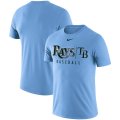 Wholesale Cheap Tampa Bay Rays Nike 2019 Practice T-Shirt Blue