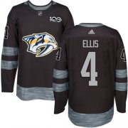 Wholesale Cheap Adidas Predators #4 Ryan Ellis Black 1917-2017 100th Anniversary Stitched NHL Jersey