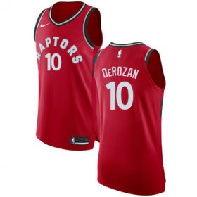 Wholesale Cheap Nike Toronto Raptors #10 DeMar DeRozan Red NBA Authentic Icon Edition Jersey