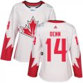 Wholesale Cheap Team Canada #14 Jamie Benn White 2016 World Cup Women's Stitched NHL Jersey