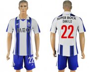 Wholesale Cheap Oporto #22 Danilo Home Soccer Club Jersey