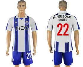 Wholesale Cheap Oporto #22 Danilo Home Soccer Club Jersey