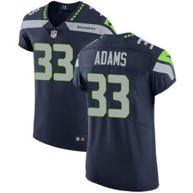 Wholesale Cheap Nike Seahawks #33 Jamal Adams Steel Blue Team Color Men\'s Stitched NFL Vapor Untouchable Elite Jersey
