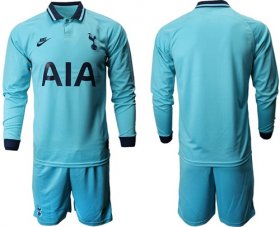 Wholesale Cheap Tottenham Hotspur Blank Third Long Sleeves Soccer Club Jersey