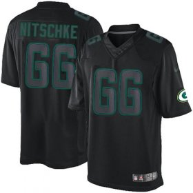 Wholesale Cheap Nike Packers #66 Ray Nitschke Black Men\'s Stitched NFL Impact Limited Jersey