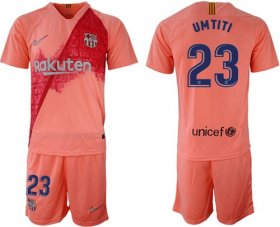 Wholesale Cheap Barcelona #23 Umtiti Third Soccer Club Jersey