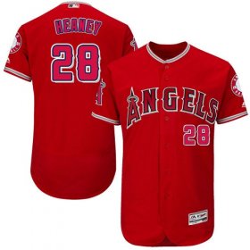 Wholesale Cheap Angels of Anaheim #28 Andrew Heaney Red Flexbase Authentic Collection Stitched MLB Jersey