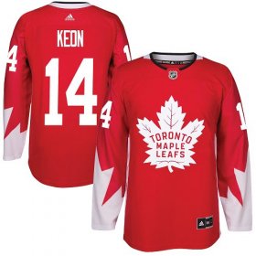Wholesale Cheap Adidas Maple Leafs #14 Dave Keon Red Team Canada Authentic Stitched NHL Jersey