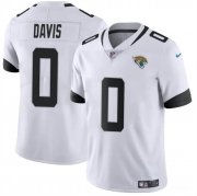 Cheap Men's Jacksonville Jaguars #0 Gabe Davis White Vapor Untouchable Limited Football Stitched Jersey