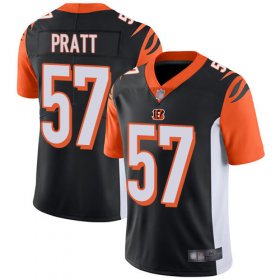Wholesale Cheap Nike Bengals #57 Germaine Pratt Black Team Color Men\'s Stitched NFL Vapor Untouchable Limited Jersey