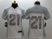 Wholesale Cheap Nike Cardinals #21 Patrick Peterson White Women's Stitched NFL Limited Platinum Jersey