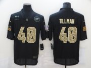 Wholesale Cheap Men's Arizona Cardinals #40 Pat Tillman Black Camo 2020 Salute To Service Stitched NFL Nike Limited Jersey
