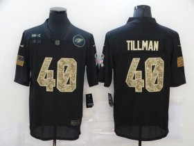 Wholesale Cheap Men\'s Arizona Cardinals #40 Pat Tillman Black Camo 2020 Salute To Service Stitched NFL Nike Limited Jersey