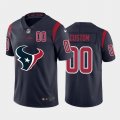 Wholesale Cheap Houston Texans Custom Navy Blue Men's Nike Big Team Logo Player Vapor Limited NFL Jersey