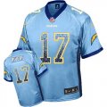 Wholesale Cheap Nike Chargers #17 Philip Rivers Electric Blue Alternate Youth Stitched NFL Elite Drift Fashion Jersey