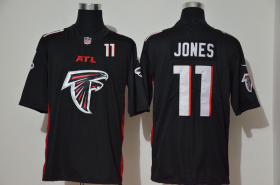 Wholesale Cheap Men\'s Atlanta Falcons #11 Julio Jones Black 2020 Big Logo Number Vapor Untouchable Stitched NFL Nike Fashion Limited Jersey