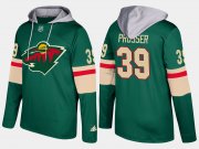 Wholesale Cheap Wild #39 Nate Prosser Green Name And Number Hoodie