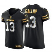 Wholesale Cheap Dallas Cowboys #13 Michael Gallup Men's Nike Black Edition Vapor Untouchable Elite NFL Jersey