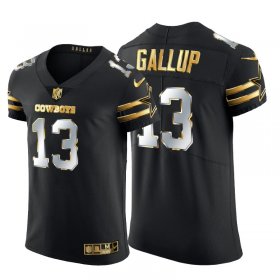 Wholesale Cheap Dallas Cowboys #13 Michael Gallup Men\'s Nike Black Edition Vapor Untouchable Elite NFL Jersey