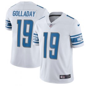Wholesale Cheap Nike Lions #19 Kenny Golladay White Youth Stitched NFL Vapor Untouchable Limited Jersey