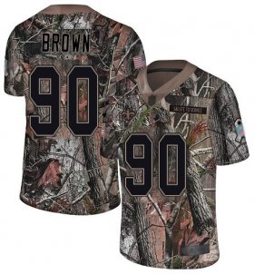 Wholesale Cheap Nike Saints #90 Malcom Brown Camo Youth Stitched NFL Limited Rush Realtree Jersey