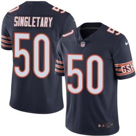Wholesale Cheap Nike Bears #50 Mike Singletary Navy Blue Team Color Men\'s Stitched NFL Vapor Untouchable Limited Jersey