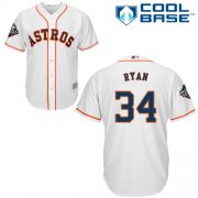 Wholesale Cheap Astros #34 Nolan Ryan White New Cool Base 2019 World Series Bound Stitched MLB Jersey