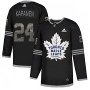 Wholesale Cheap Adidas Maple Leafs #24 Kasperi Kapanen Black Authentic Classic Stitched NHL Jersey