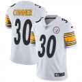 Wholesale Cheap Nike Steelers #30 James Conner White Men's Stitched NFL Vapor Untouchable Limited Jersey