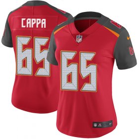 Wholesale Cheap Nike Buccaneers #65 Alex Cappa Red Team Color Women\'s Stitched NFL Vapor Untouchable Limited Jersey