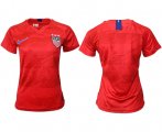 Wholesale Cheap Women's USA Blank Away Soccer Country Jersey