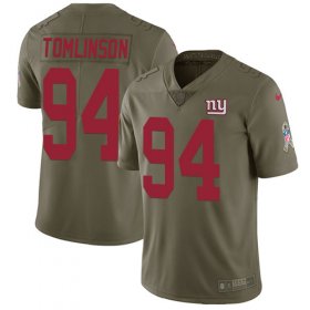 Wholesale Cheap Nike Giants #94 Dalvin Tomlinson Olive Men\'s Stitched NFL Limited 2017 Salute to Service Jersey
