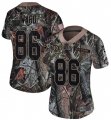 Wholesale Cheap Nike Steelers #86 Hines Ward Camo Women's Stitched NFL Limited Rush Realtree Jersey