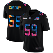 Cheap Carolina Panthers #59 Luke Kuechly Men's Nike Multi-Color Black 2020 NFL Crucial Catch Vapor Untouchable Limited Jersey
