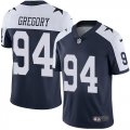 Wholesale Cheap Nike Cowboys #94 Randy Gregory Navy Blue Thanksgiving Men's Stitched NFL Vapor Untouchable Limited Throwback Jersey