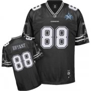 Wholesale Cheap Cowboys #88 Dez Bryant Black Shadow Team 50TH Anniversary Patch Stitched NFL Jersey