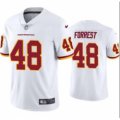 Wholesale Cheap Men's Nike Washington Redskins #48 Darrick Forrest Football White Vapor Limited Jersey