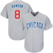 Wholesale Cheap Cubs #8 Andre Dawson Grey Road Stitched Youth MLB Jersey