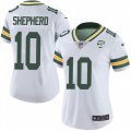 Wholesale Cheap Nike Packers #10 Darrius Shepherd White Women's 100th Season Stitched NFL Vapor Untouchable Limited Jersey
