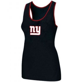 Wholesale Cheap Women\'s Nike New York Giants Big Logo Tri-Blend Racerback Stretch Tank Top Black