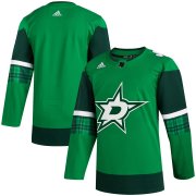 Wholesale Cheap Dallas Stars Blank Men's Adidas 2020 St. Patrick's Day Stitched NHL Jersey Green.jpg