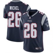 Wholesale Cheap Nike Patriots #26 Sony Michel Navy Blue Team Color Men's Stitched NFL Vapor Untouchable Limited Jersey